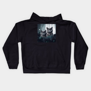 British Shorthair Kittens Kids Hoodie